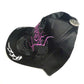 Ed Hardy Cyber Logo Satin Trucker Hat - Black