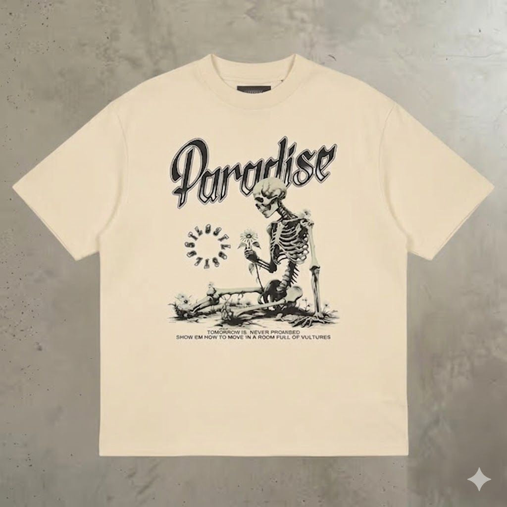 Paradise Lost "Create Destiny Rugby Polo" Natural Tee