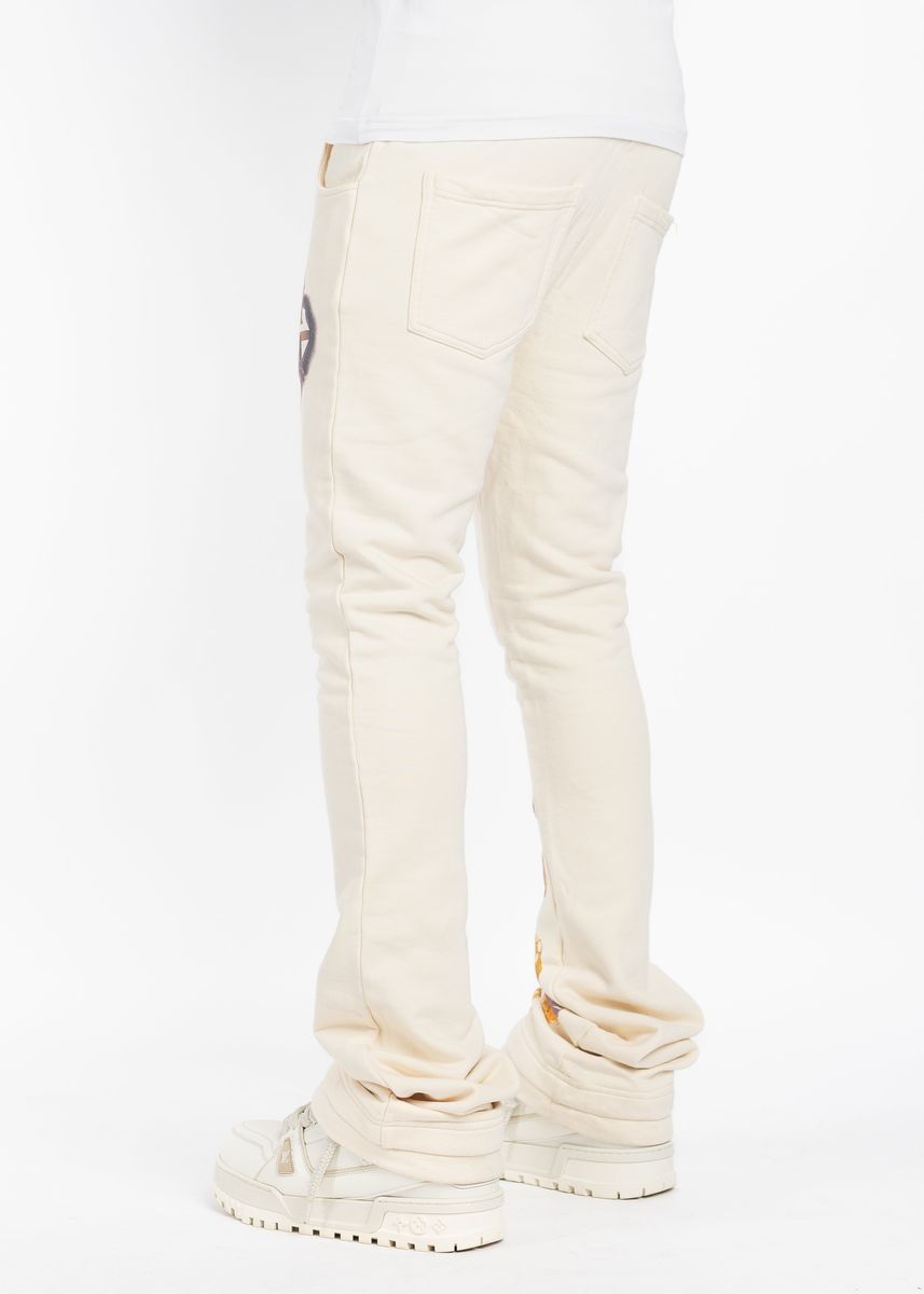 Guapi Cream Venemous Veins Sweat Pants