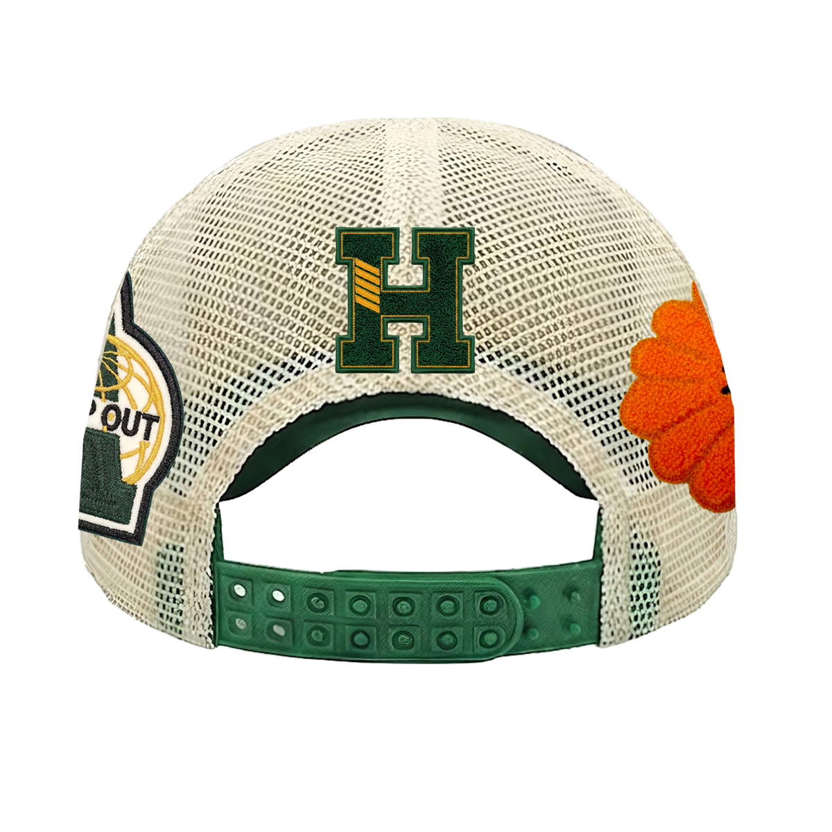 All Human "Coronao" Snapback - Cream/Green