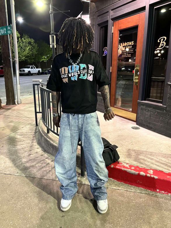 Undeveloped Azul Rhinestone Denim Jeans