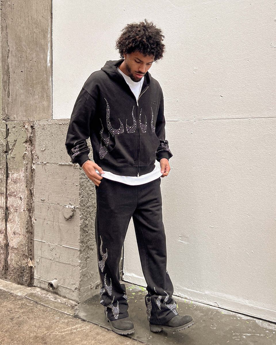 EPTM Metal Flame Pants - Black (EP12441)