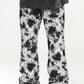 Stylo Tapestry Stacked White Black Denim Jeans - Fashionable and versatile denim jeans in a stylish stacked design
