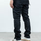 Midnight Black Slim Wax Jeans (MB-006)