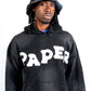 Paper Money "Paper" Rhinestone Black Pullover Hoodie