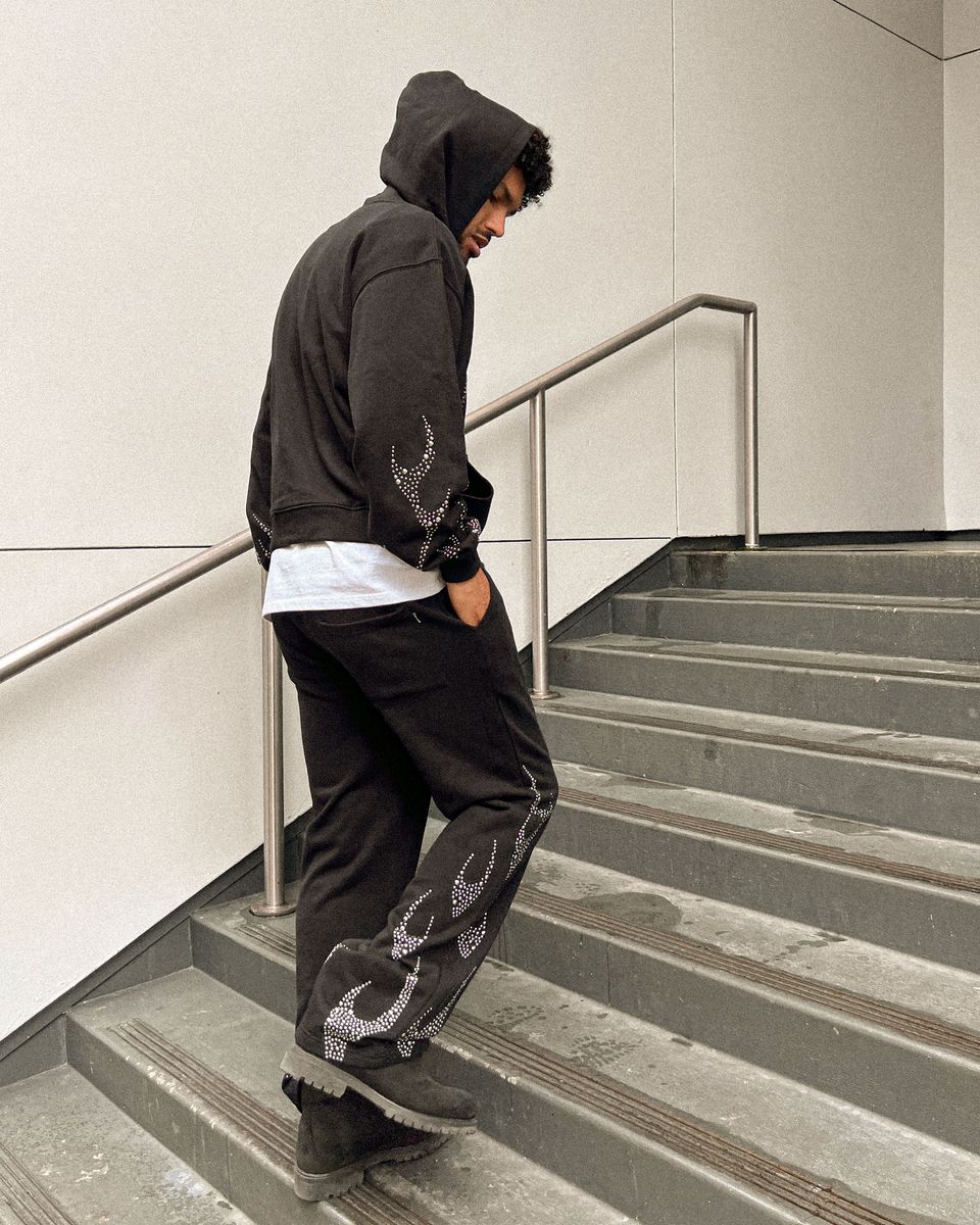 EPTM Metal Flame Pants - Black (EP12441)