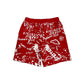 Mixed Emotion "Graffiti" Red Shorts