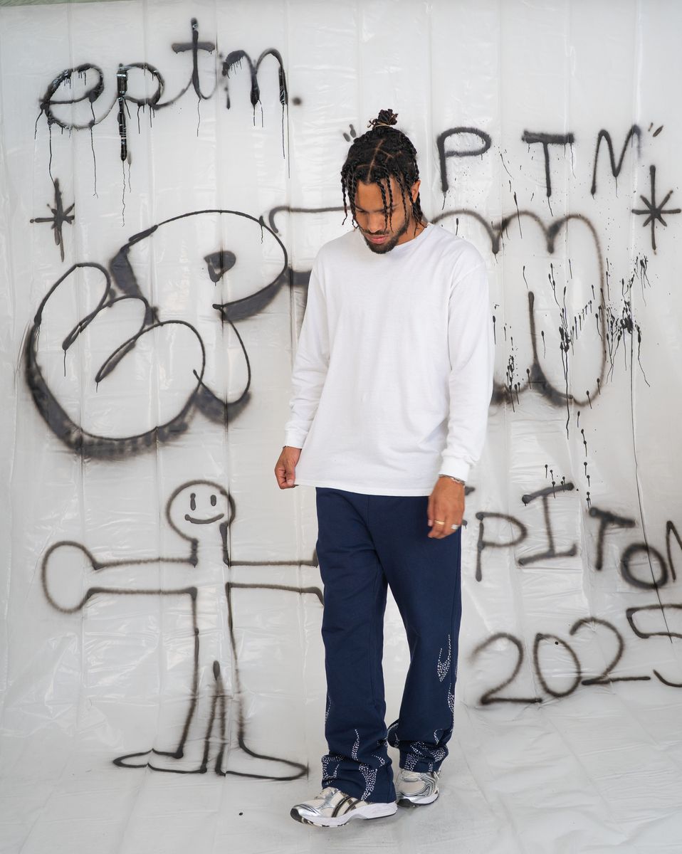 EPTM Metal Flame Pants - Navy (EP12443)