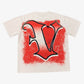 Vtilted "Roses" White Tee
