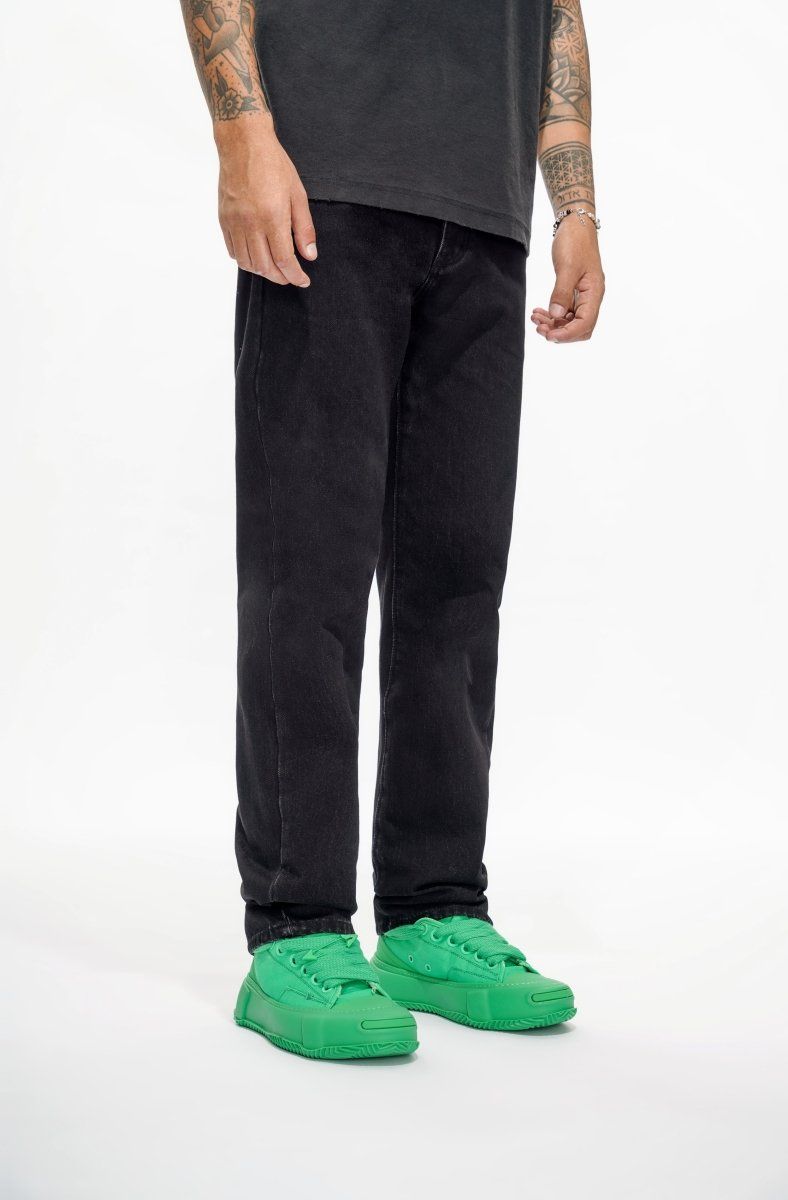 Valabasas Different Straight Fit Black Jeans