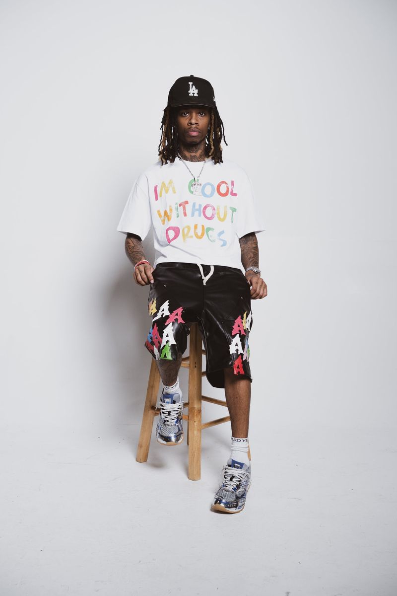 Addicts ATL "Dirty Rockstar" Black Shorts