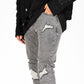 PHEELINGS Soulful Serenity Charcoal Grey Flare Stack Denim: High-waisted, vintage-inspired jeans with a flattering flare silhouette