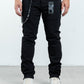 Midnight Black Slim Non Distress Denim Jeans (MB-002)
