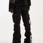 Embellish Icey Black Hawk Cargo Denim Jeans (EMB-S26-26)