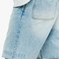 A pair of Valabasas Mr Shorts light blue wash denim shorts with distressed details and a casual fit for everyday wear