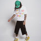 Addicts ATL "Cool Without Drugs" Color Letters White Tee