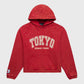 Homme + Femme "World Tour" Hoodie - Red/White
