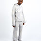 Paper Money "Paper" Rhinestone Grey Pullover Hoodie