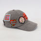 Homme Femme "Heartbreak" Corduroy Hat - Grey