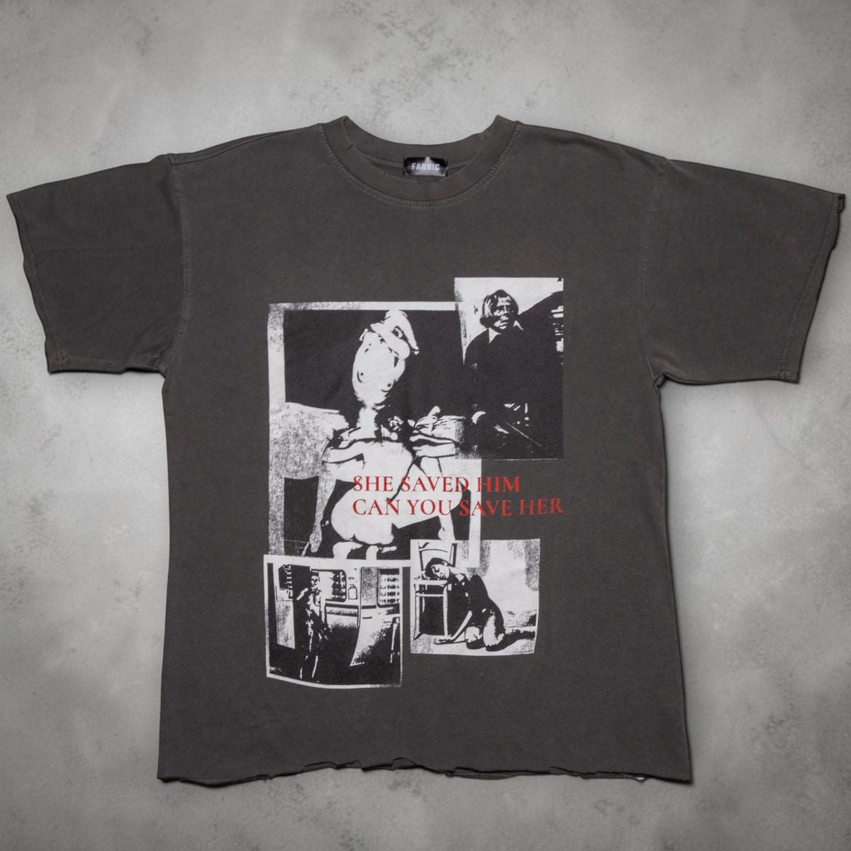Fabric011 "Saved Him" Black Tee