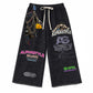 AlphaStyle Morda Long Shorts - Black