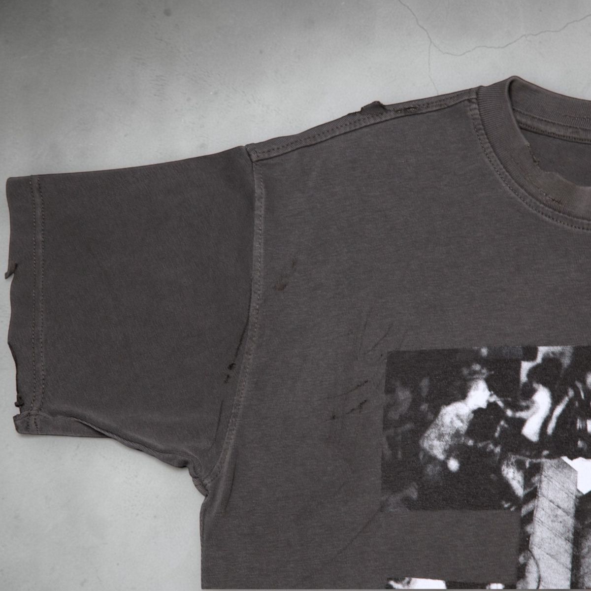 Fabric011 "Faces & Places" Black Tee