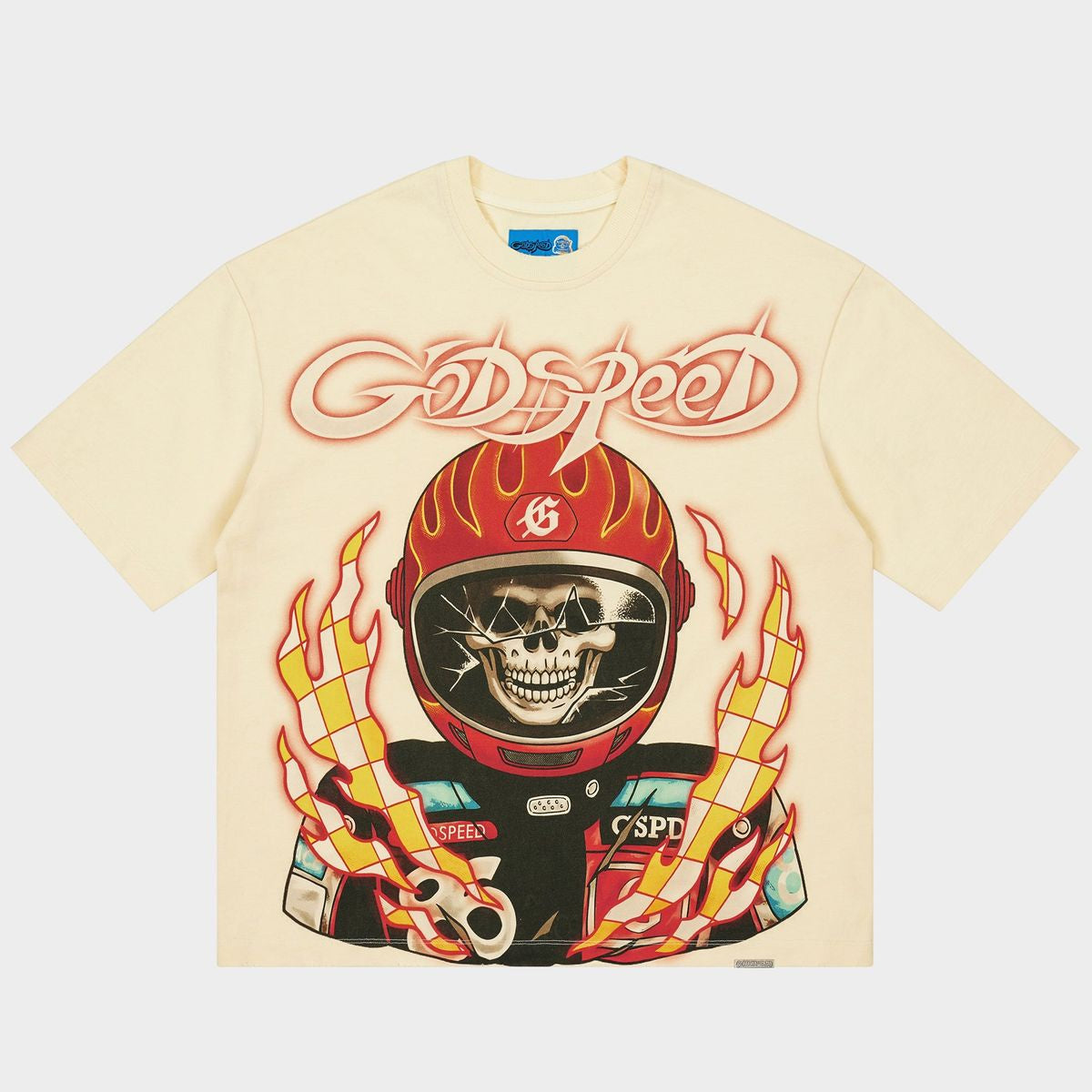 Godspeed Road Rage NG T-Shirt - Bone