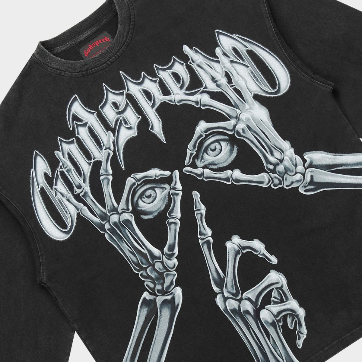 Godspeed Silencio Long Sleeve - Black Wash