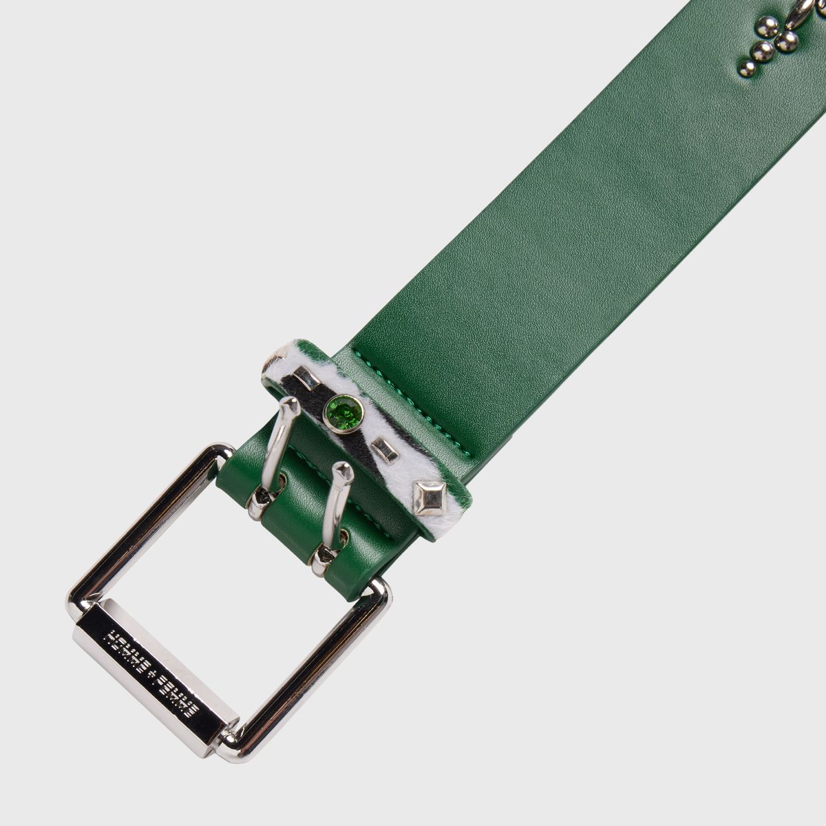 Homme + Femme "Passport" Belt - Green