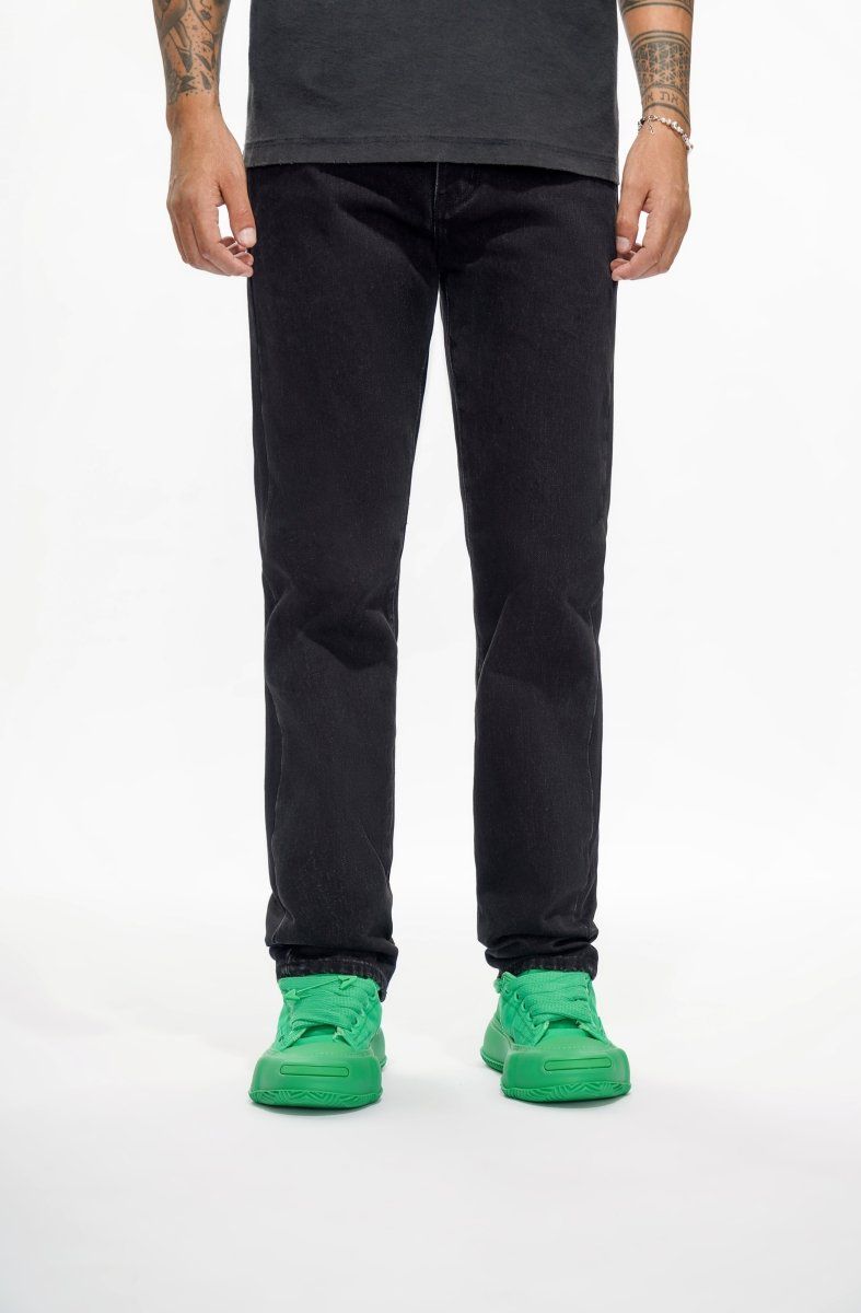Valabasas Different Straight Fit Black Jeans