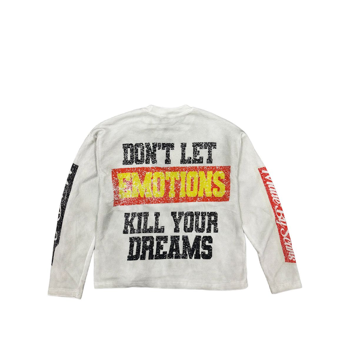 Mixed Emotion "Dreams" White Thermal Long Sleeve