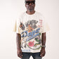 Paper Money "For The Dogs" Rhinestones Bone Tee