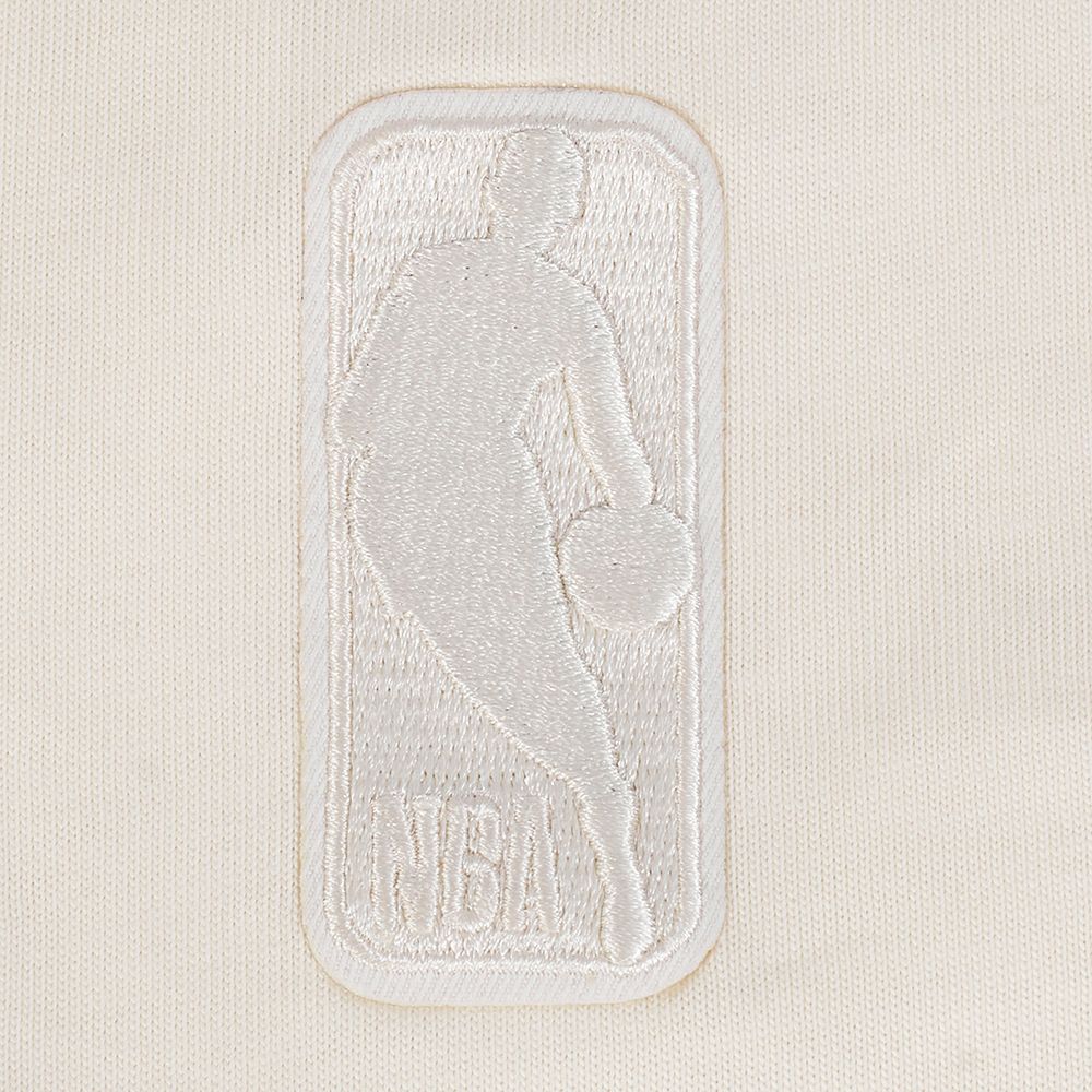 Stylish Golden State Warriors egg shell French Terry tee by Pro Standard featuring team logo and classic design details