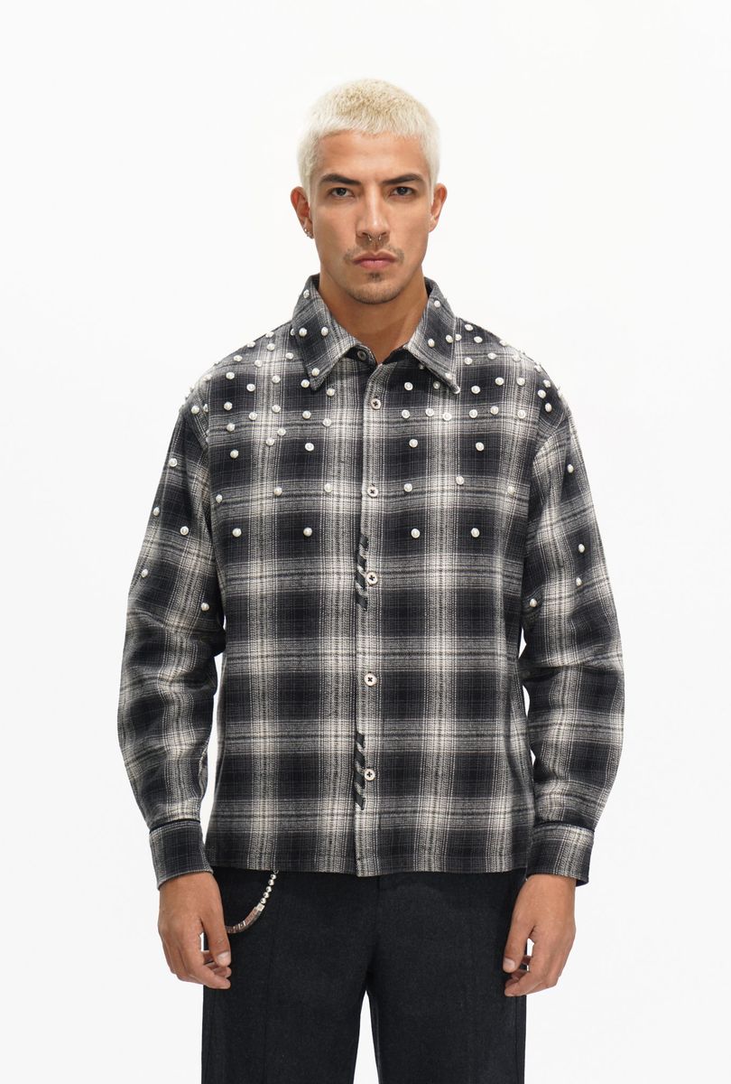 Valabasas "Cadence" Black Button Up Flannel