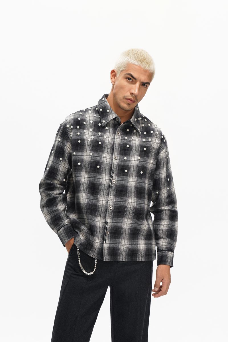 Valabasas "Cadence" Black Button Up Flannel
