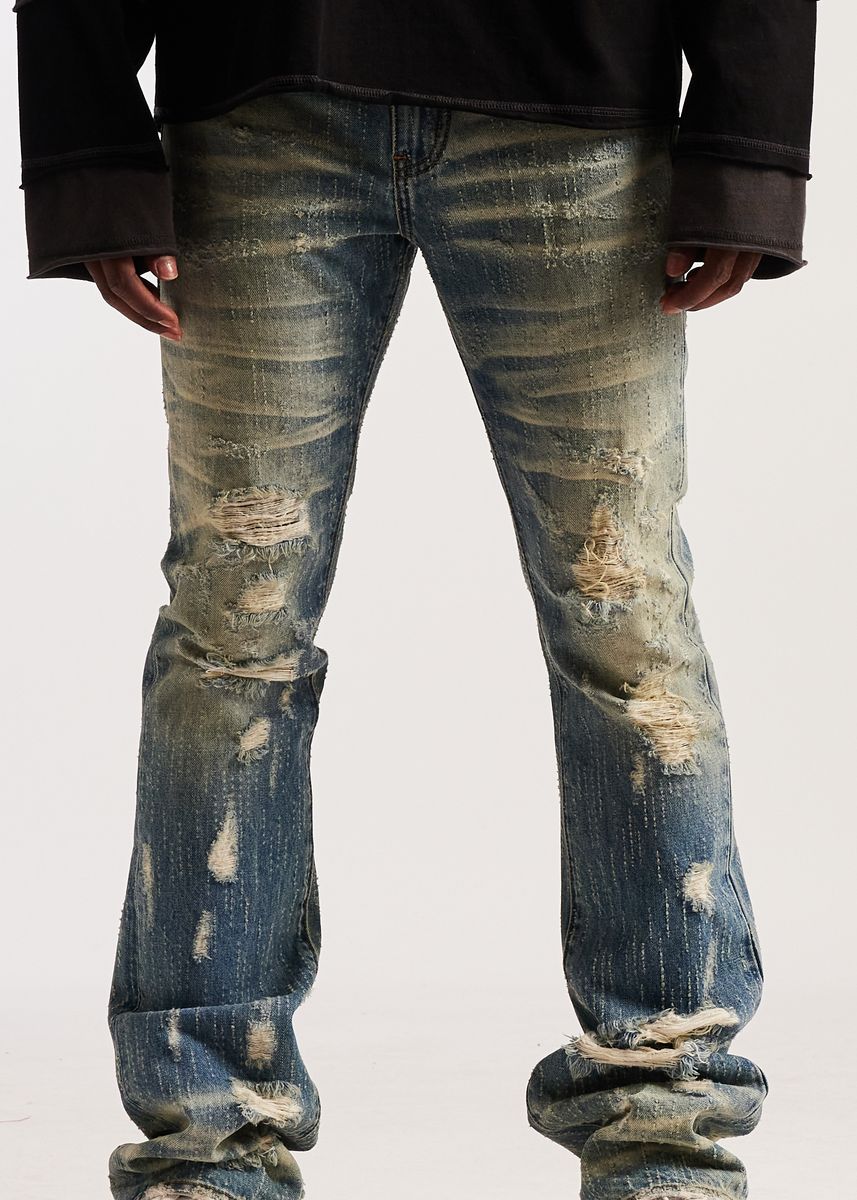Embellish Light Disressed Ric Flare Denim Jeans (EMB-S26-23)