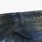 Valabasas "Fax" Vintage Blue Washed/Dark Blue Stacked Denim Jeans