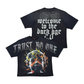 Rare Peace "Trust No One Flames" Rhinestone Black Tee