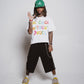 Addicts ATL "Cool Without Drugs" Color Letters White Tee