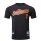 Pro Standard San Francisco Giants black mesh T-shirt with team taping details