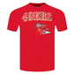 Show your team pride with the vibrant red Pro Standard San Francisco 49ers Pennants Tee featuring iconic logo graphics