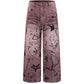 Undeveloped Graffiti Maroon Denim Jeans