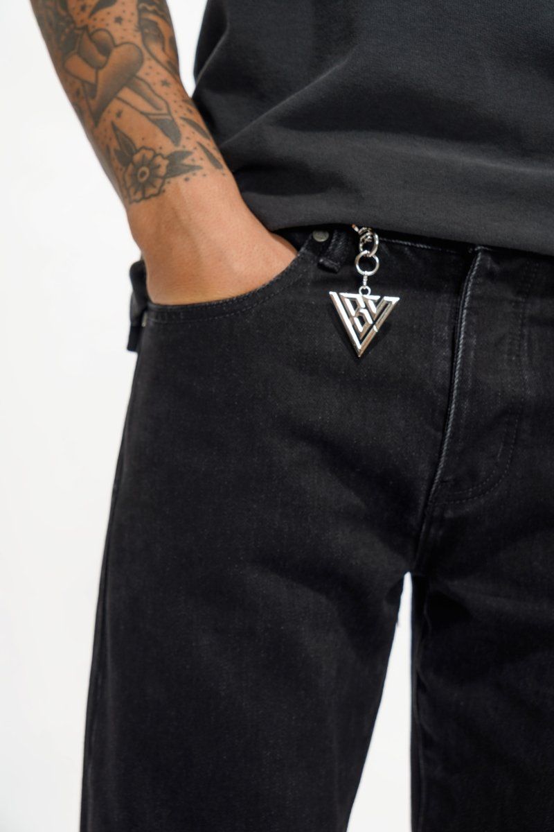 Valabasas Different Straight Fit Black Jeans