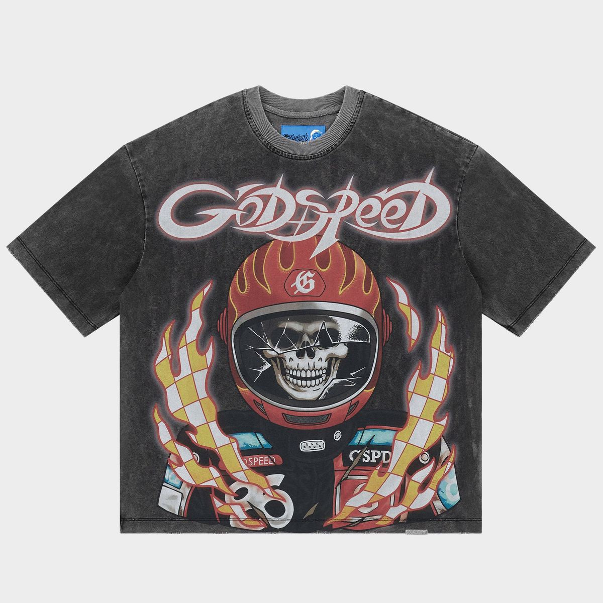 Godspeed Road Rage NG T-Shirt - Grey Wash