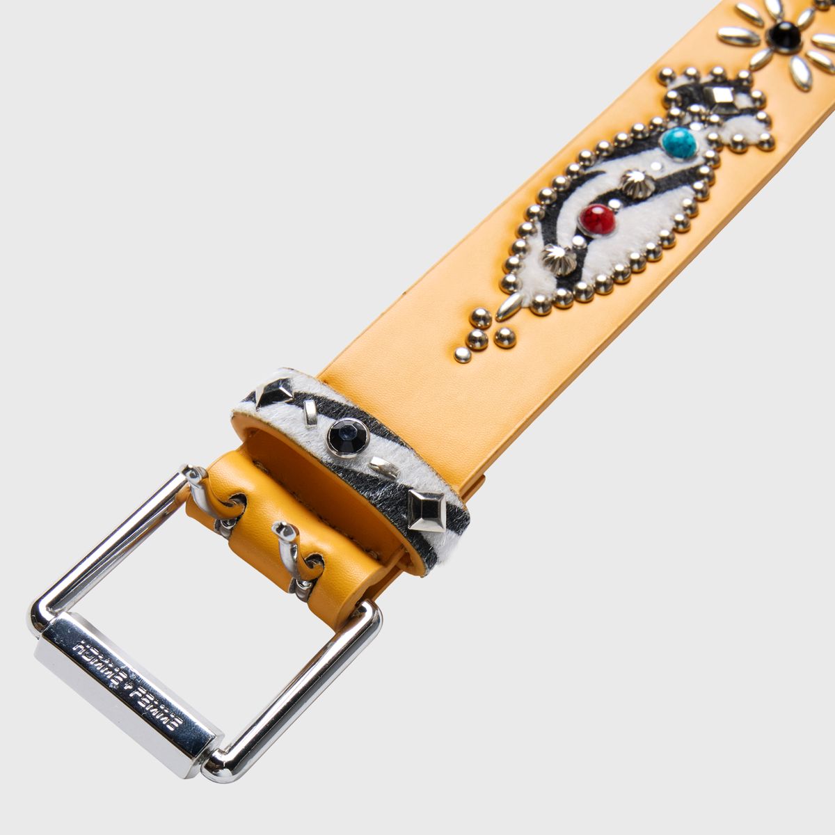 Homme + Femme "Passport" Belt - Yellow