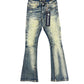 Valabasas "Vin" Dark Vintage Blue Flare Denim Jeans