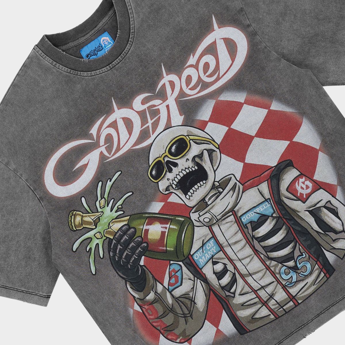 Godspeed Winners NG T-Shirt - Grey Wash