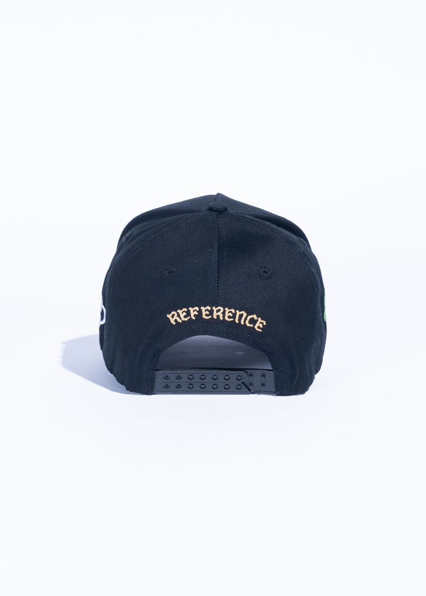 Reference "Paradise LA Stones" Snapback Hat - Black/Yellow (REF825)