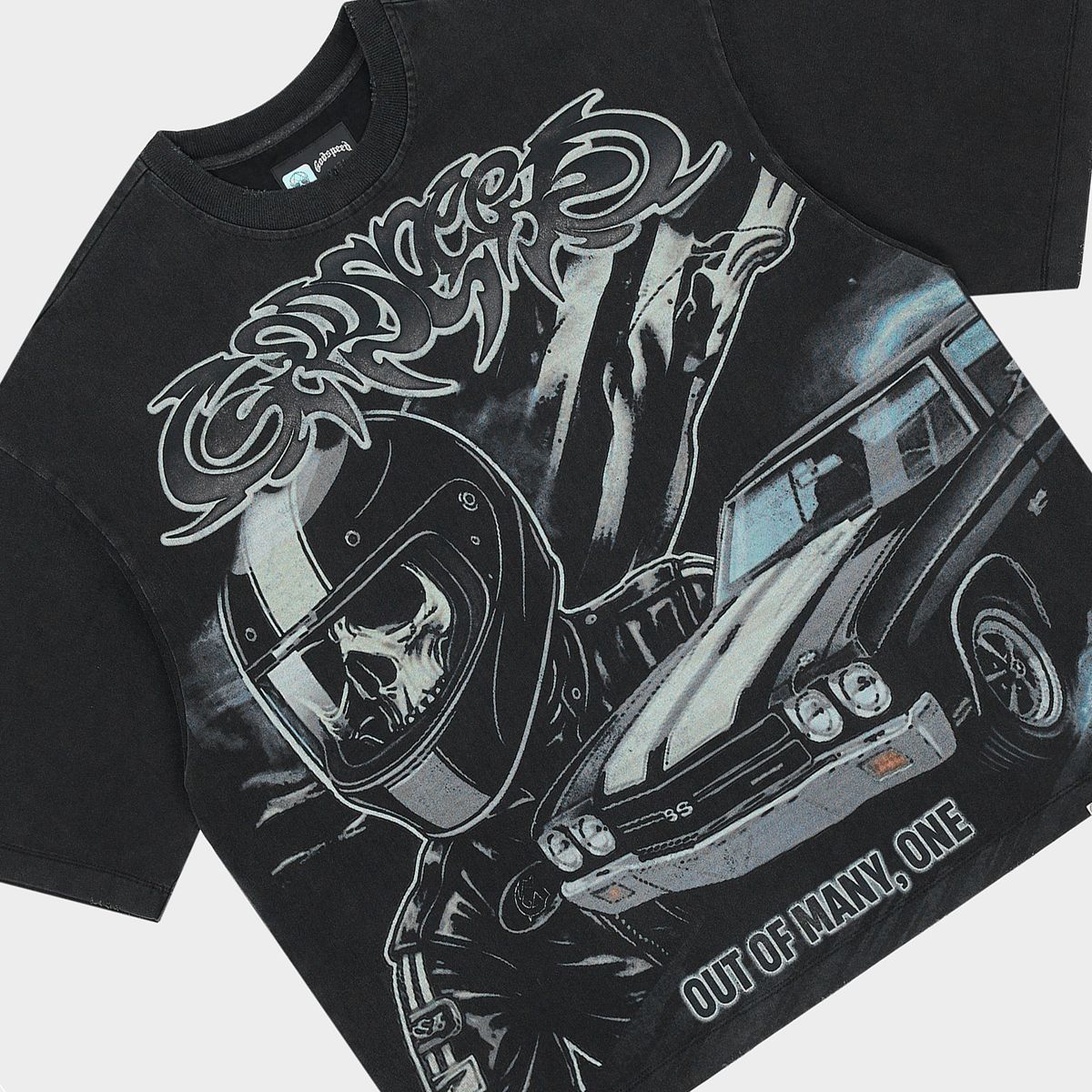 Godspeed American Muscle T-Shirt - Black Wash