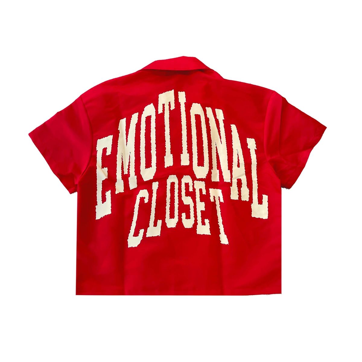 Mixed Emotion "Backyard" Red Nylon Shirt